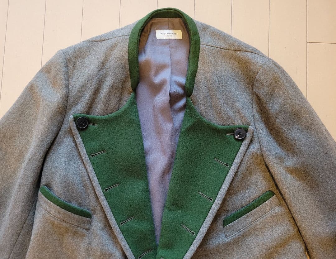 Dries Van Notenウールコート