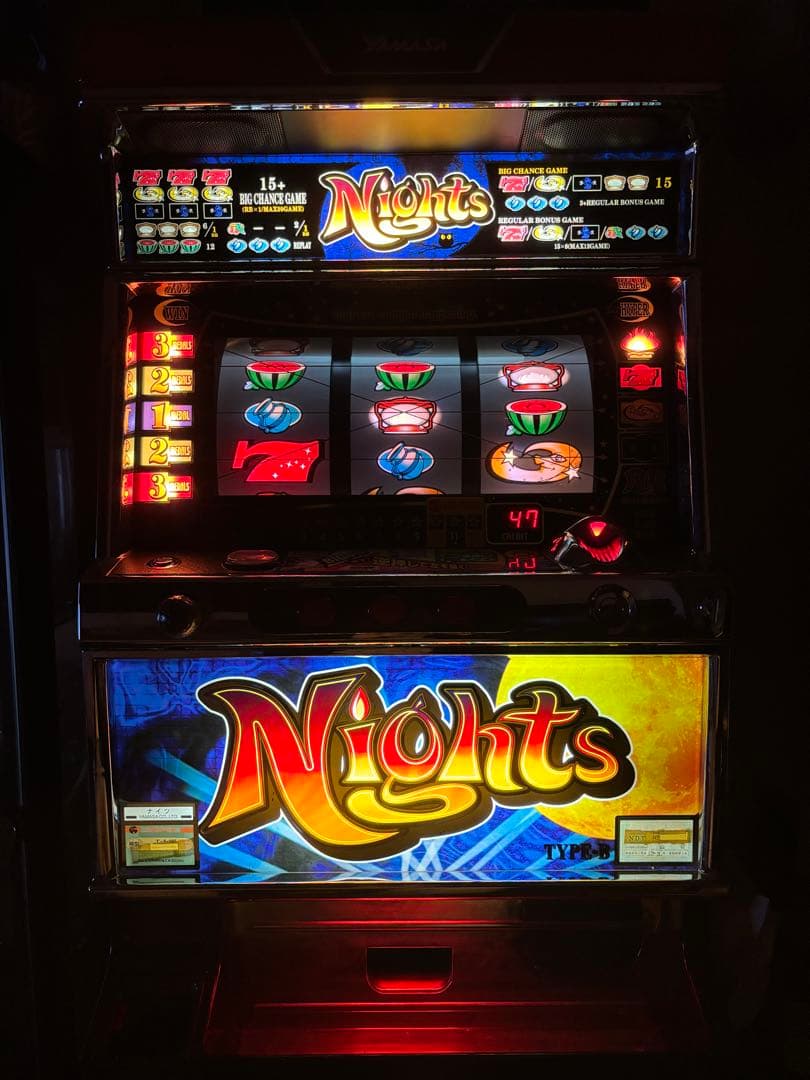 パチスロ　ナイツ4号機　実機　山佐　不要機付き