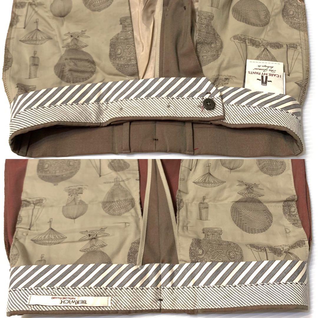 ●極美品 BERWICH 44 イタリア製 定価¥40,000程 内タックPT