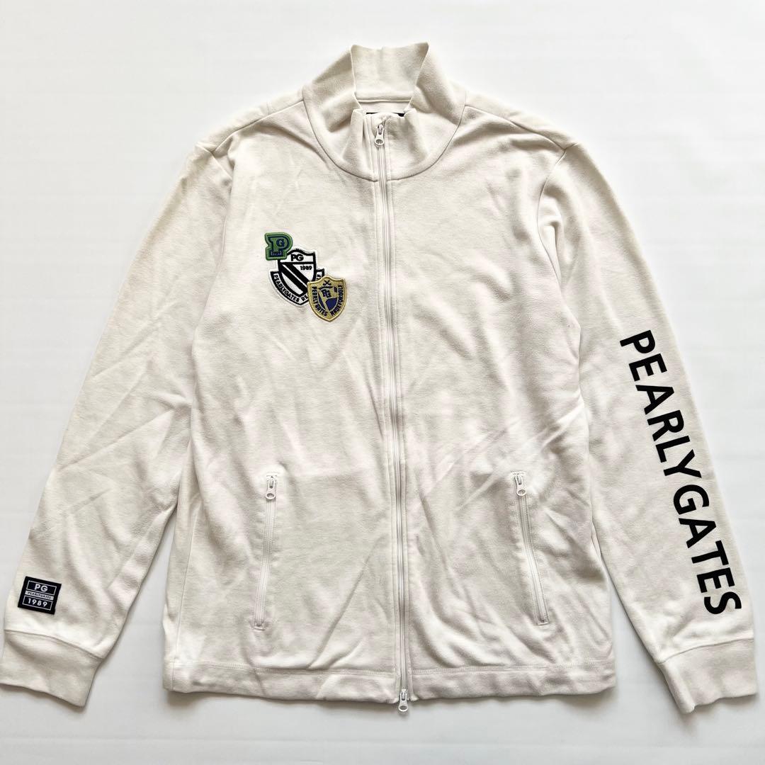 PEARLY GATES パーリーゲイツ　フリース　ロゴ　ハイネック　ジャケット