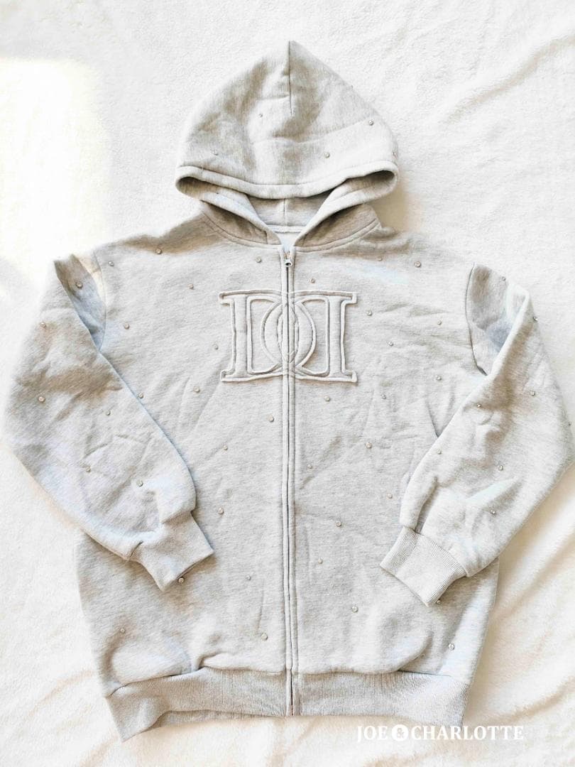 ダーリッチ darich DDロゴビジュージップパーカー グレー GRY