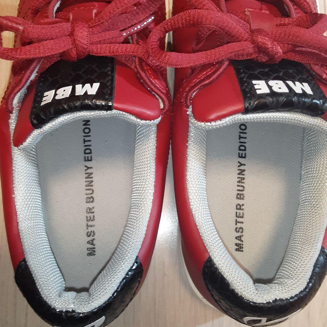 マスターバニーエディション　レディース　ゴルフシューズ　レッド　23.5cm