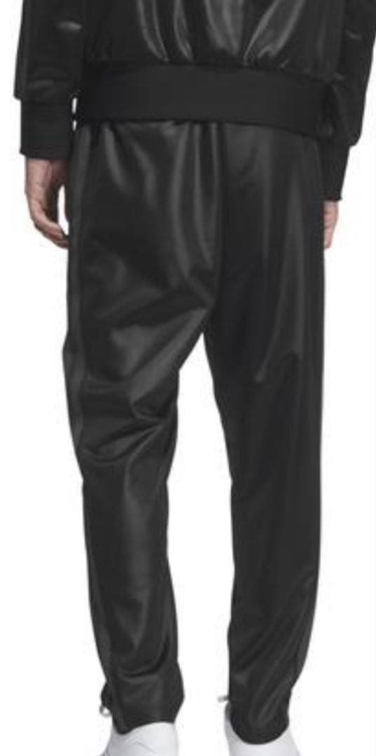 アディダス adidas ラグジュアリージャケット パンツ 上下セット 光沢 黒