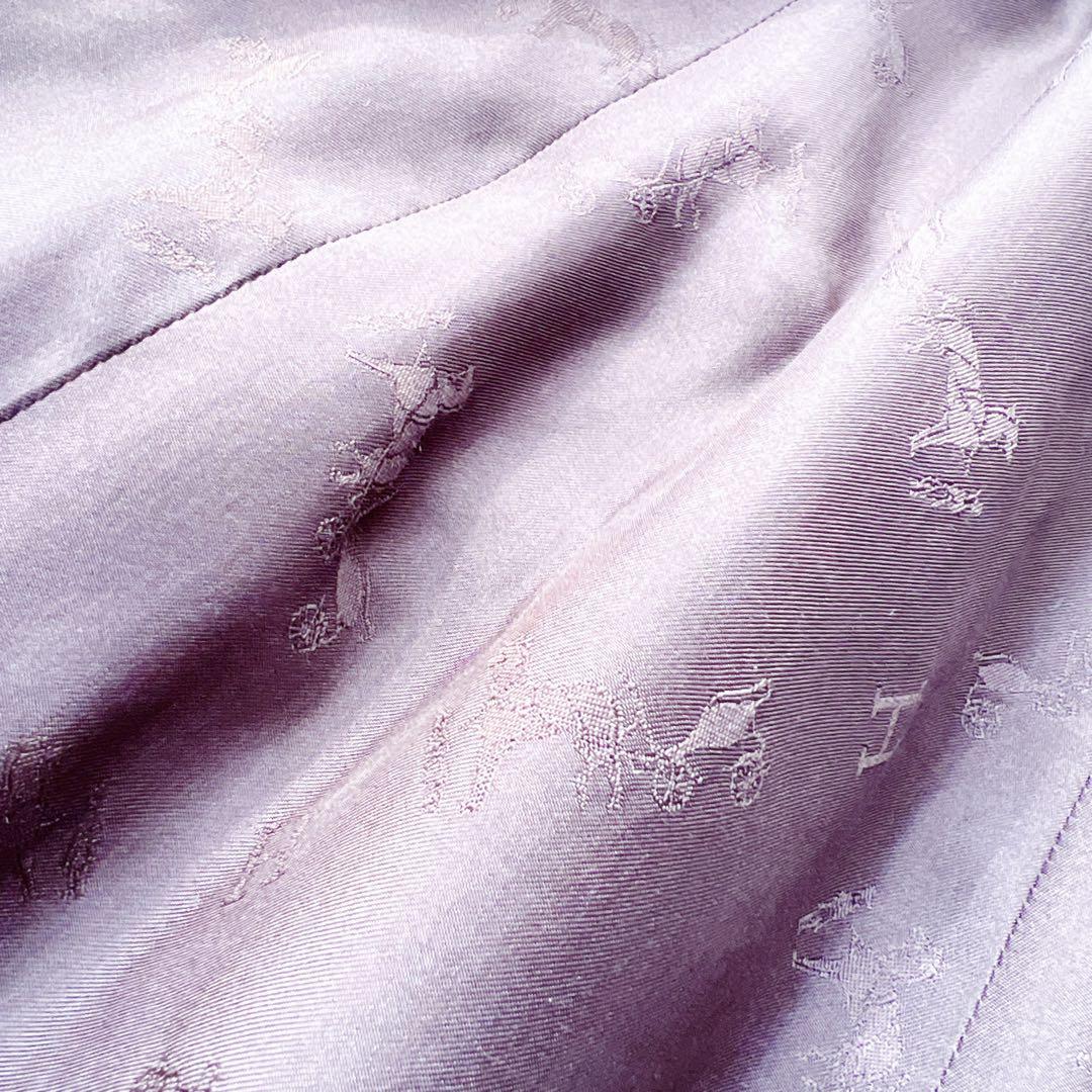 美品　HERMES エルメス　ベロア　上質の極み ジャケット　レザー　冬の光沢