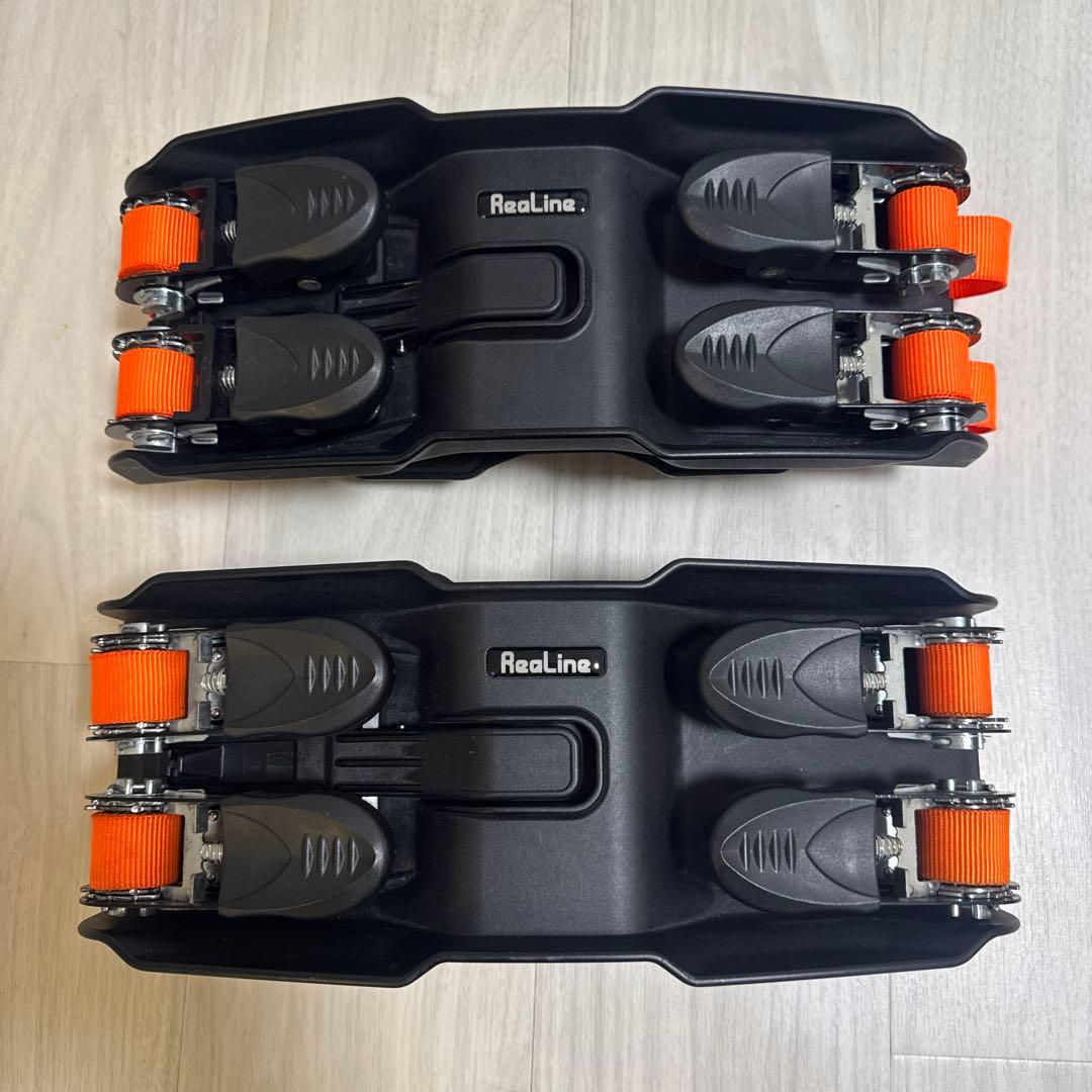 RealLine エクササイズ用ローラー ブラック・オレンジ