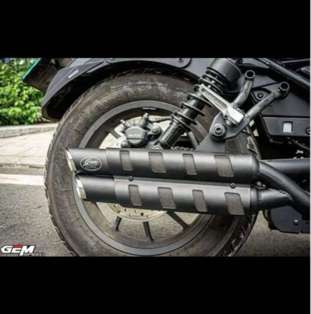 ホンダ レブル2023年式Rebel 250cc マフラー(gemspeed製)