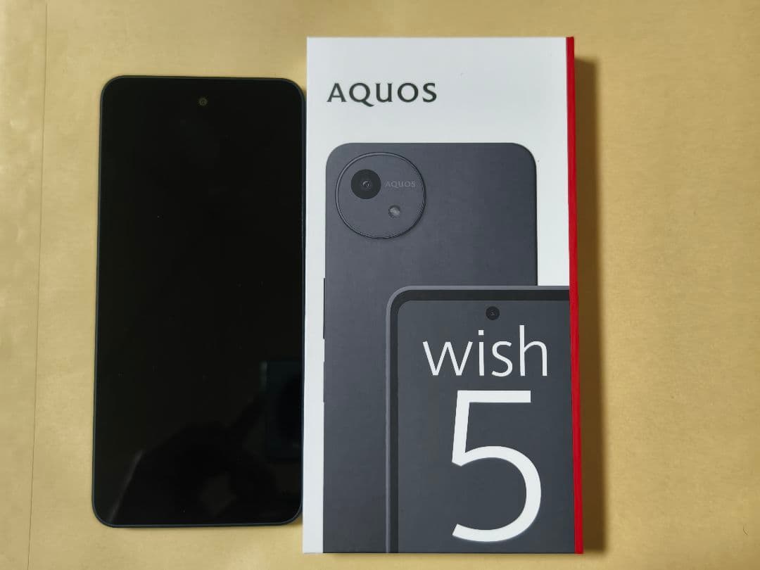 AQUOS wish 5 ブラック 本体