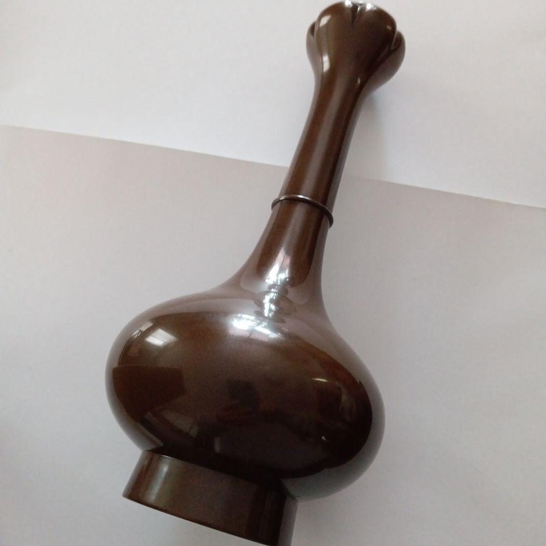 唐銅　柑子口花入　釜師大西清右衛門造　茶道具