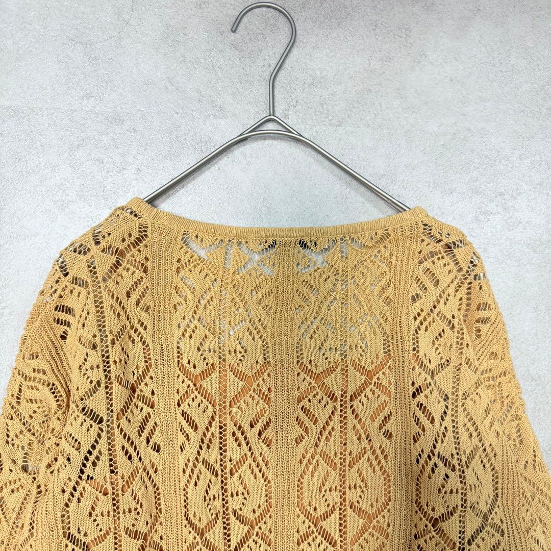 ブルちゃん 未使用✨ETRE TOKYO レースパターンニットワンピース