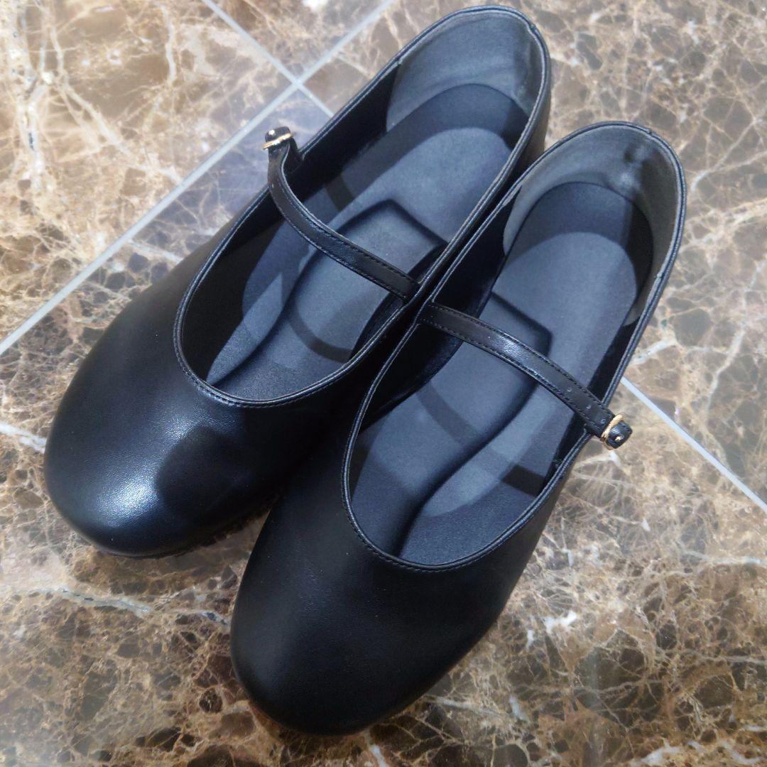 ラクバキ Racbaki クラシックパンプス ブラック Lサイズ