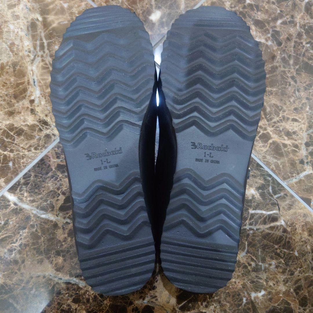 ラクバキ Racbaki クラシックパンプス ブラック Lサイズ