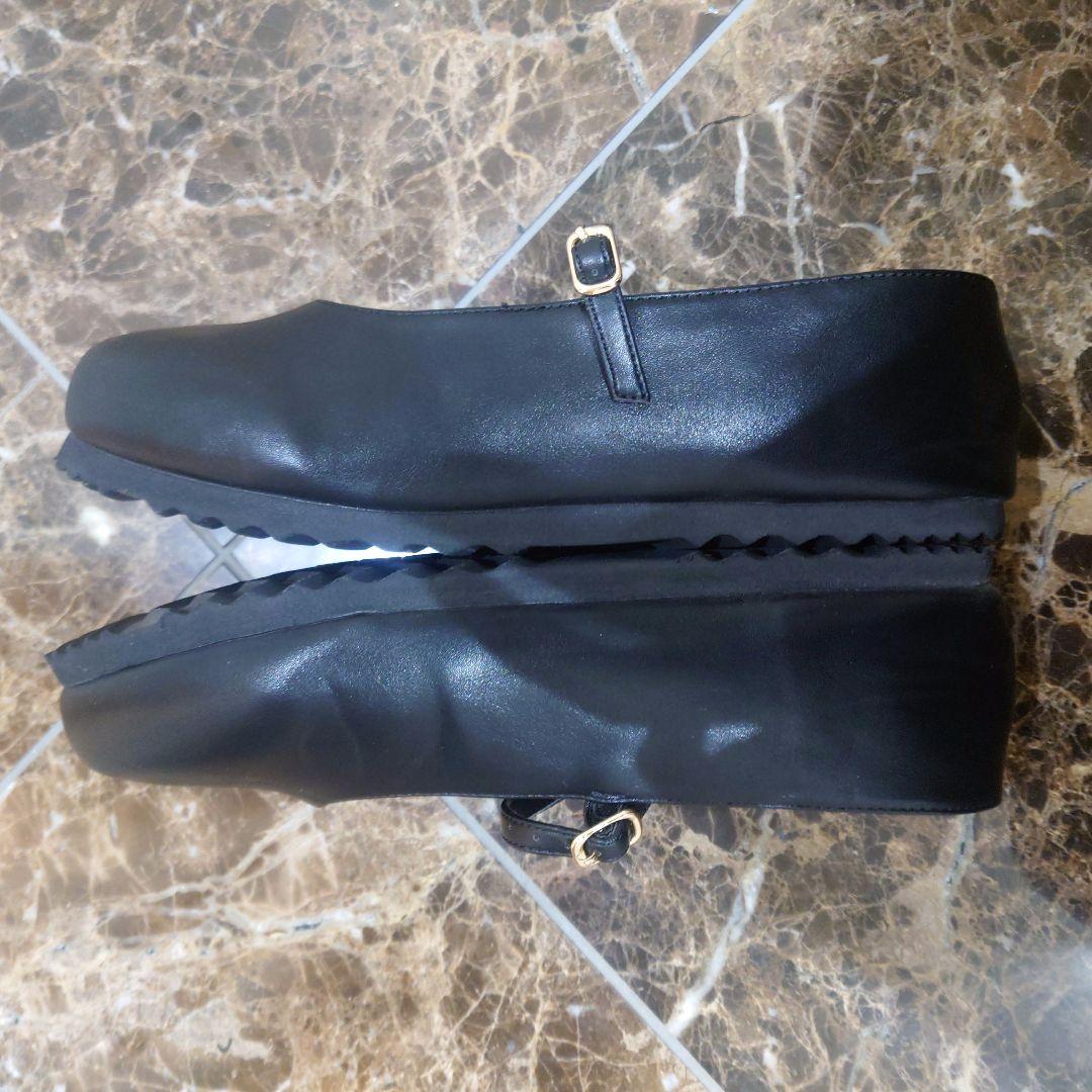 ラクバキ Racbaki クラシックパンプス ブラック Lサイズ