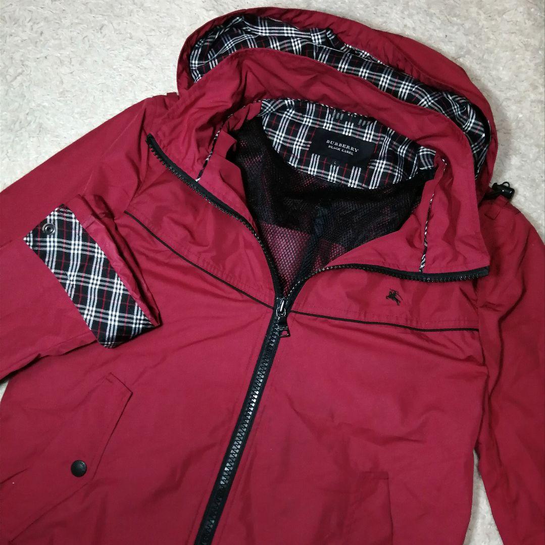 ★バーバリーブラックレーベル★ジップアップフードジャケット L ゴルフ フーディ