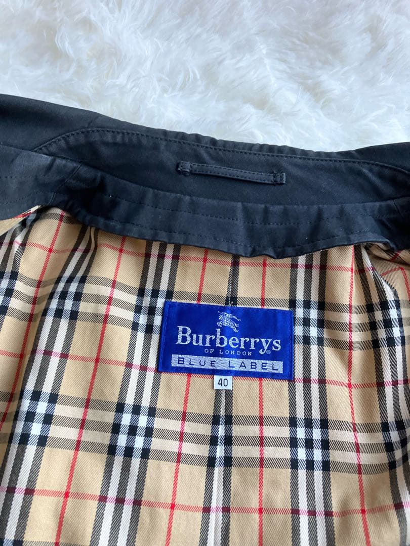 Burberrys OF LONDON BLUE LABEL ライナー付 希少