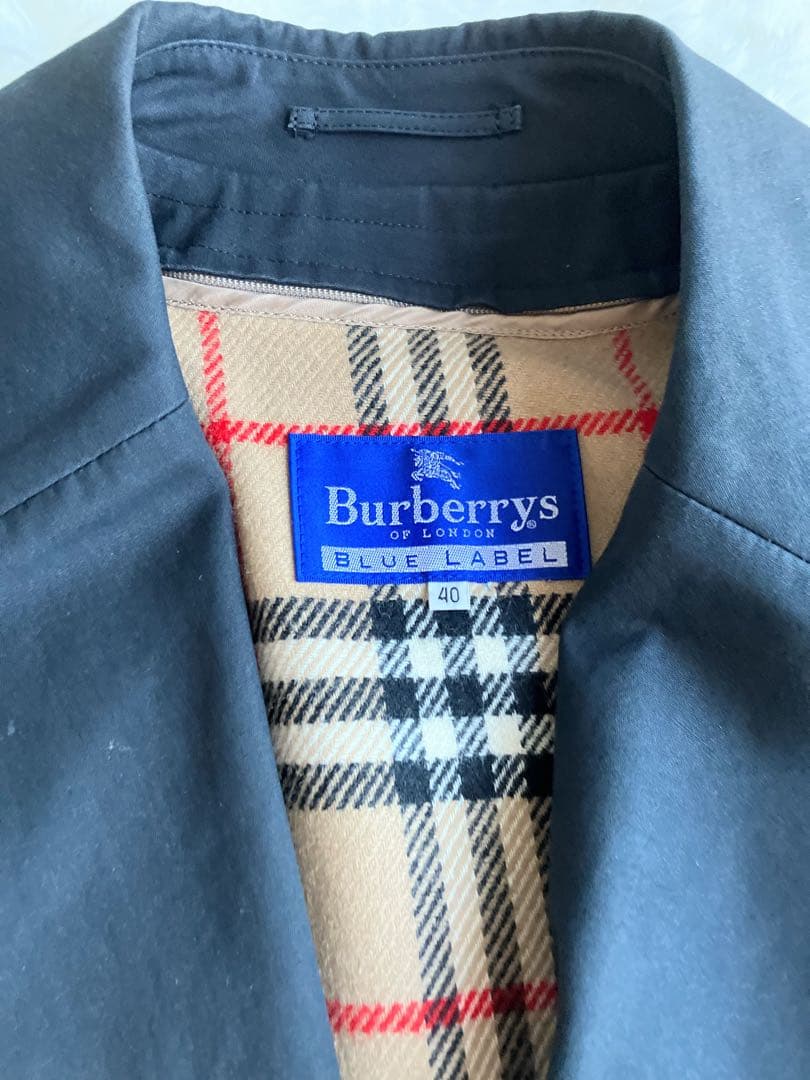 Burberrys OF LONDON BLUE LABEL ライナー付 希少