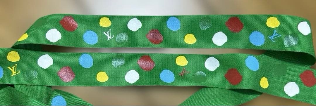 ルイヴィトン × 草間彌生 メンズ ストール 未使用品 レア スカーフ