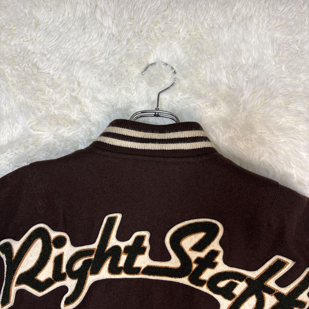 【chen3】イクシーズ 古着 スタジャン 牛革 レザー ジャケット