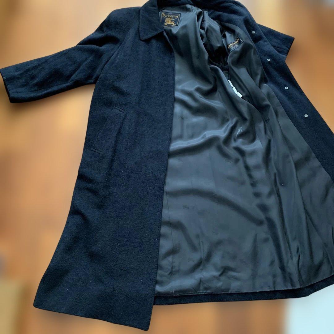 バーバリーロングコート　シルク100%