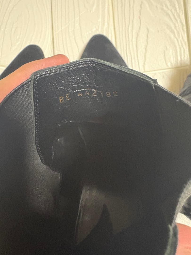 サンローラン　16AW サイドゴア　スエードブーツ　42