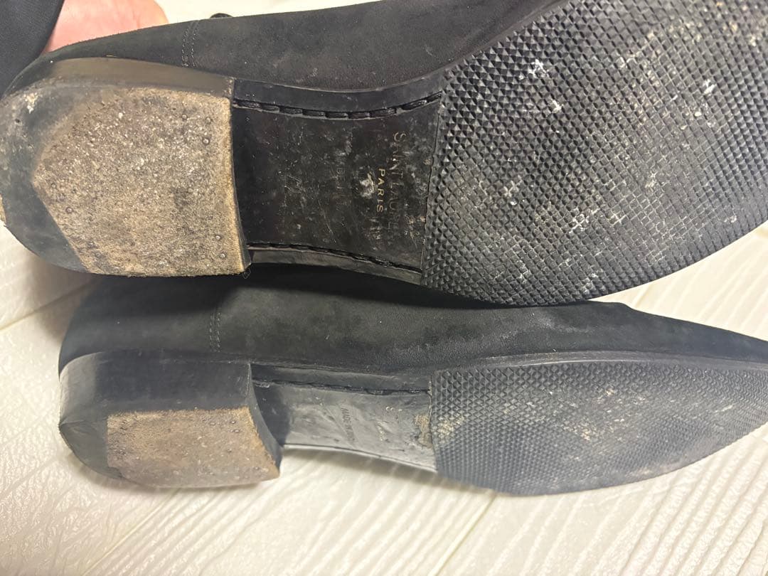 サンローラン　16AW サイドゴア　スエードブーツ　42