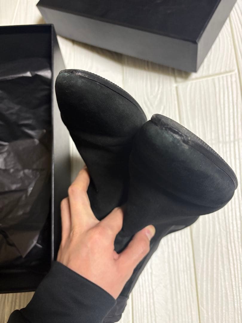 サンローラン　16AW サイドゴア　スエードブーツ　42