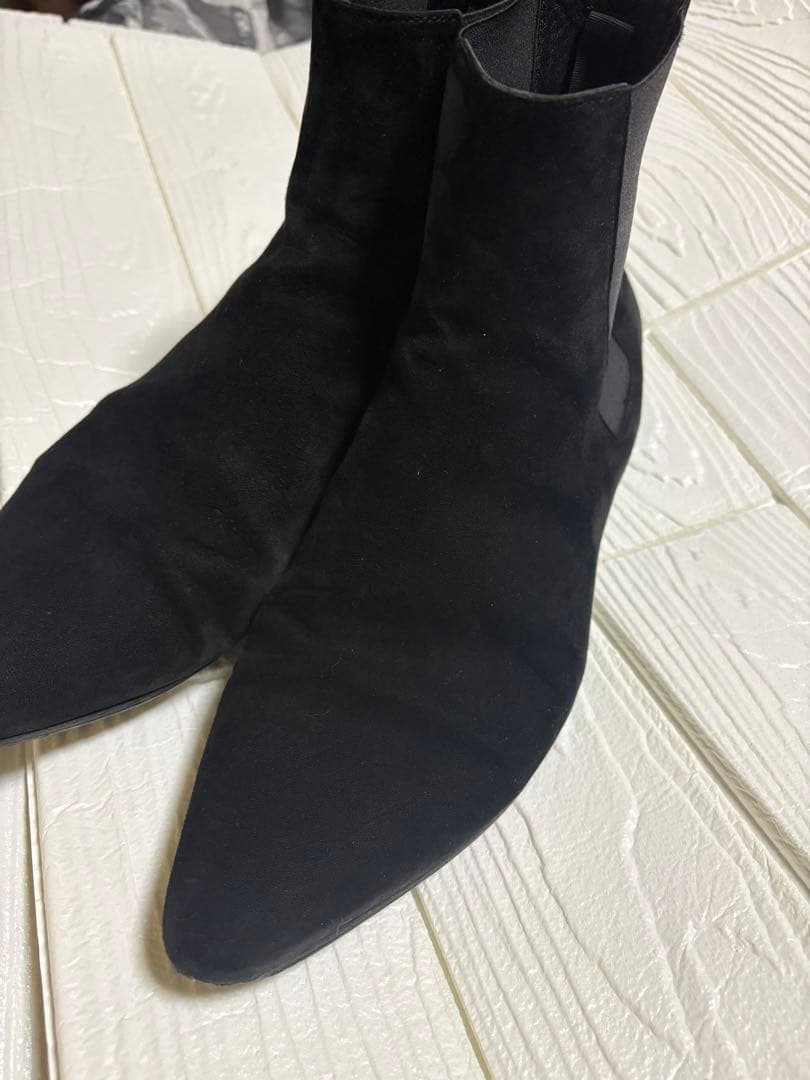 サンローラン　16AW サイドゴア　スエードブーツ　42