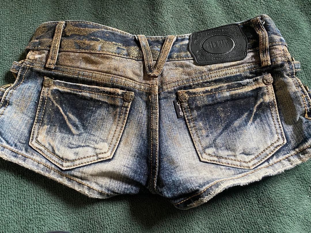 d.i.a.★デニムショートパンツ ダメージ加工