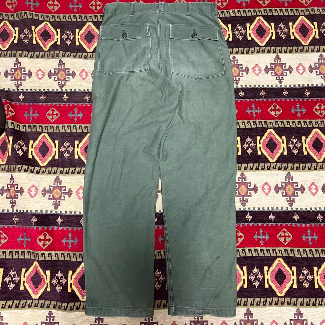 70s us army ベイカーパンツ34×33 og-107