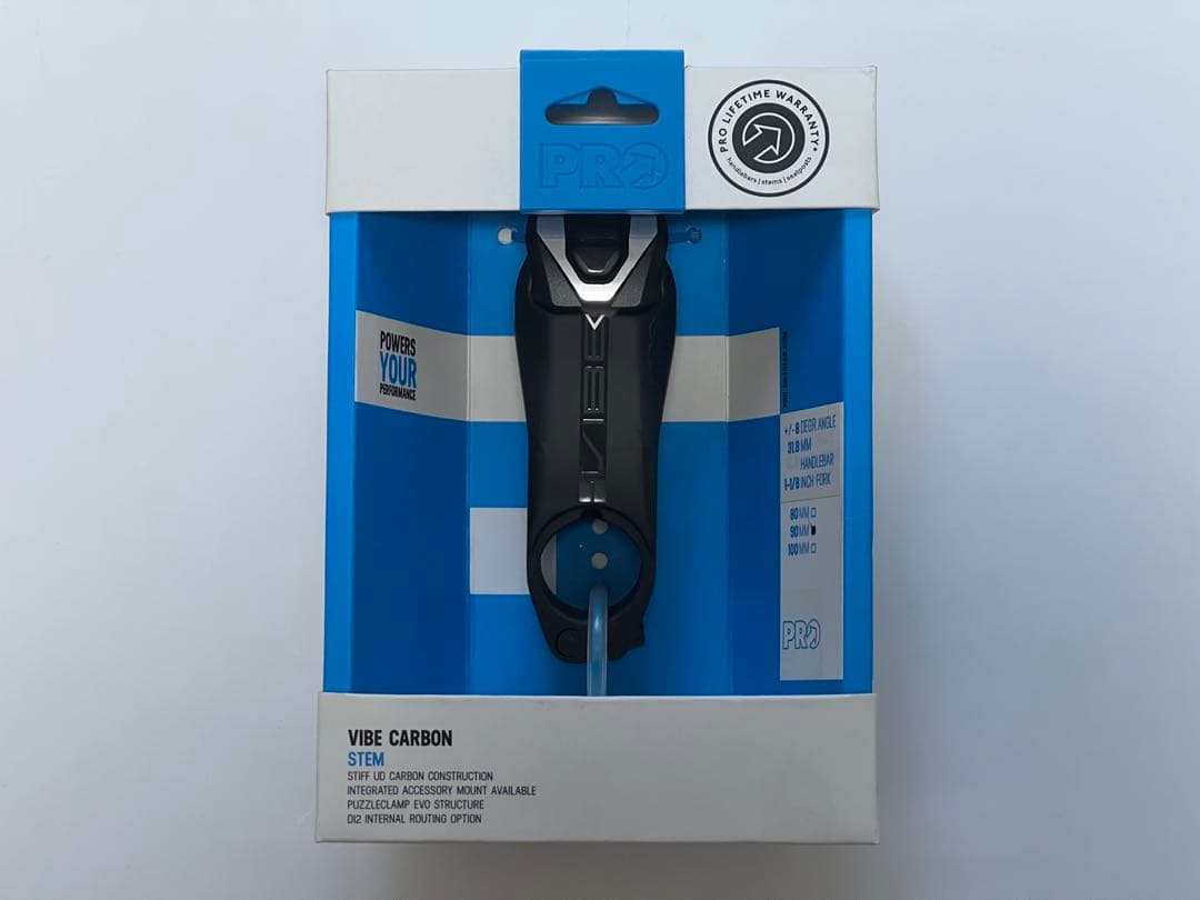 プロ(PRO) VIBEカーボンステム 90mm/31.8mm 1-1/8-8°