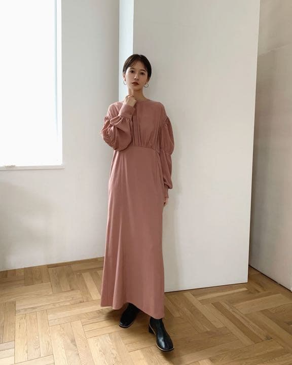 【N 】DOUBLE PUFF MERMAID OP ブラック