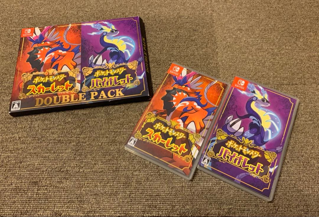 値下げ！限定品‼️ポケットモンスター スカーレット・バイオレット ダブルパック
