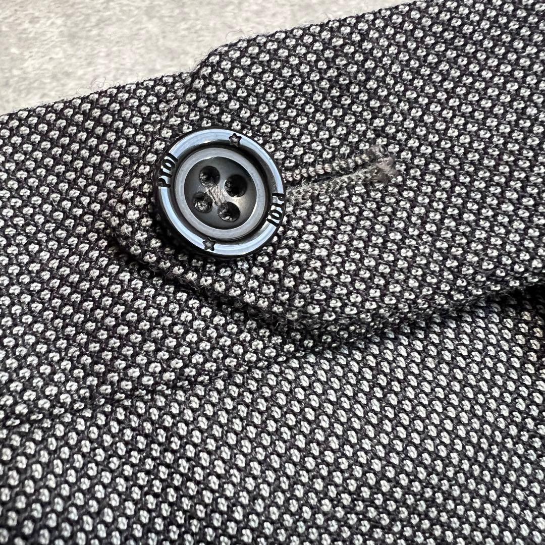 PT01 バーズアイウールスラックス ストレッチ スーパースリムフィット 48