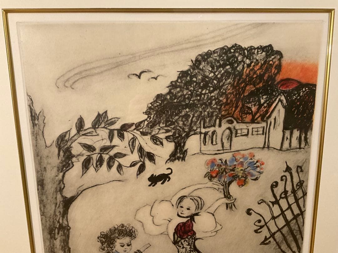 ひつじさま専用　フジ子・ヘミング「パラダイス(楽園にて)」銅版画　直筆サイン有り