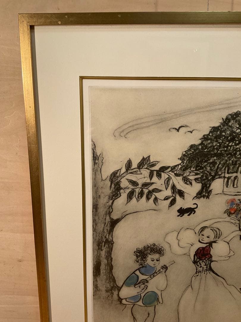 ひつじさま専用　フジ子・ヘミング「パラダイス(楽園にて)」銅版画　直筆サイン有り