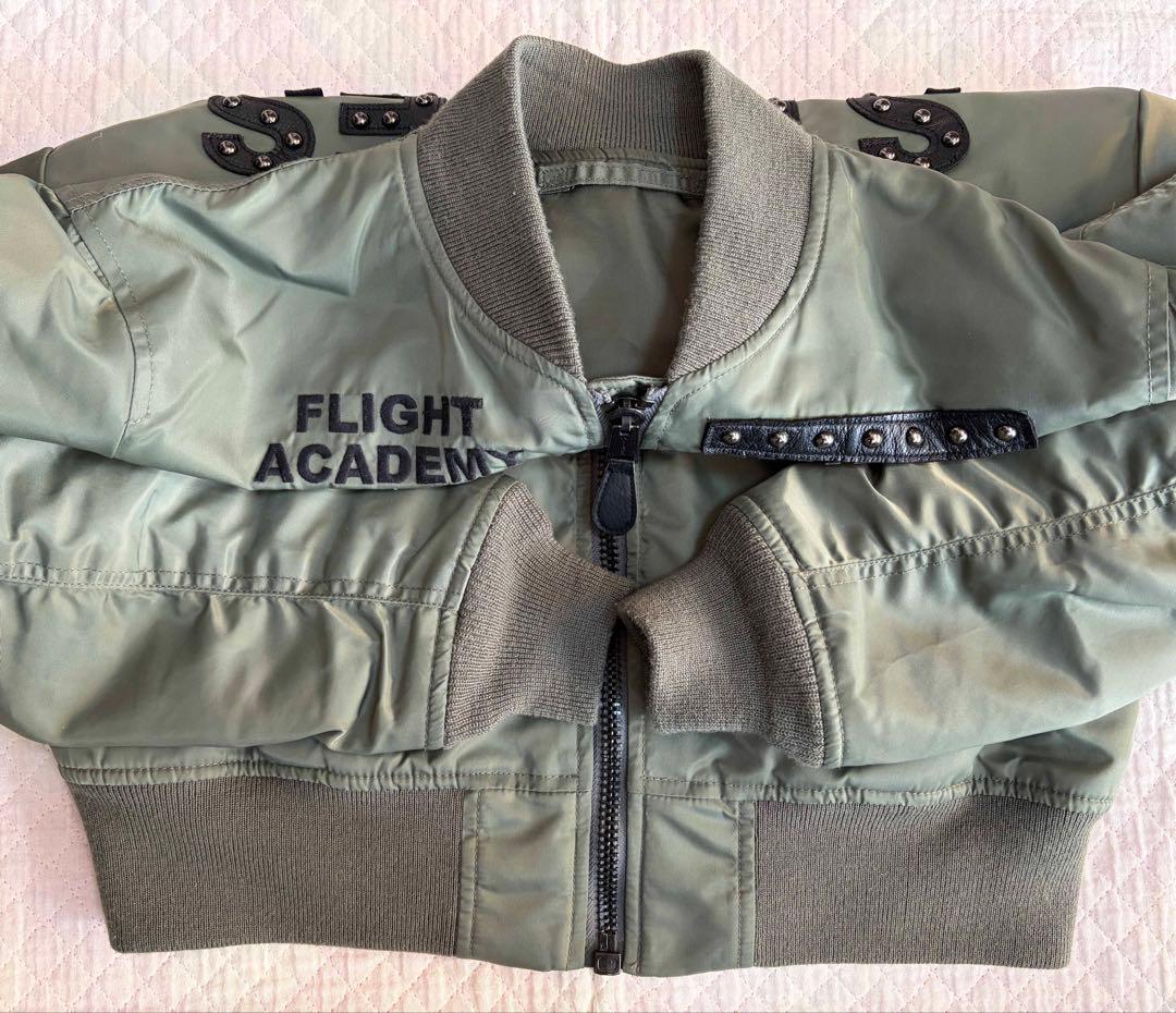 AVIREX MA-1 カーキ フライトジャケット リバーシブル L