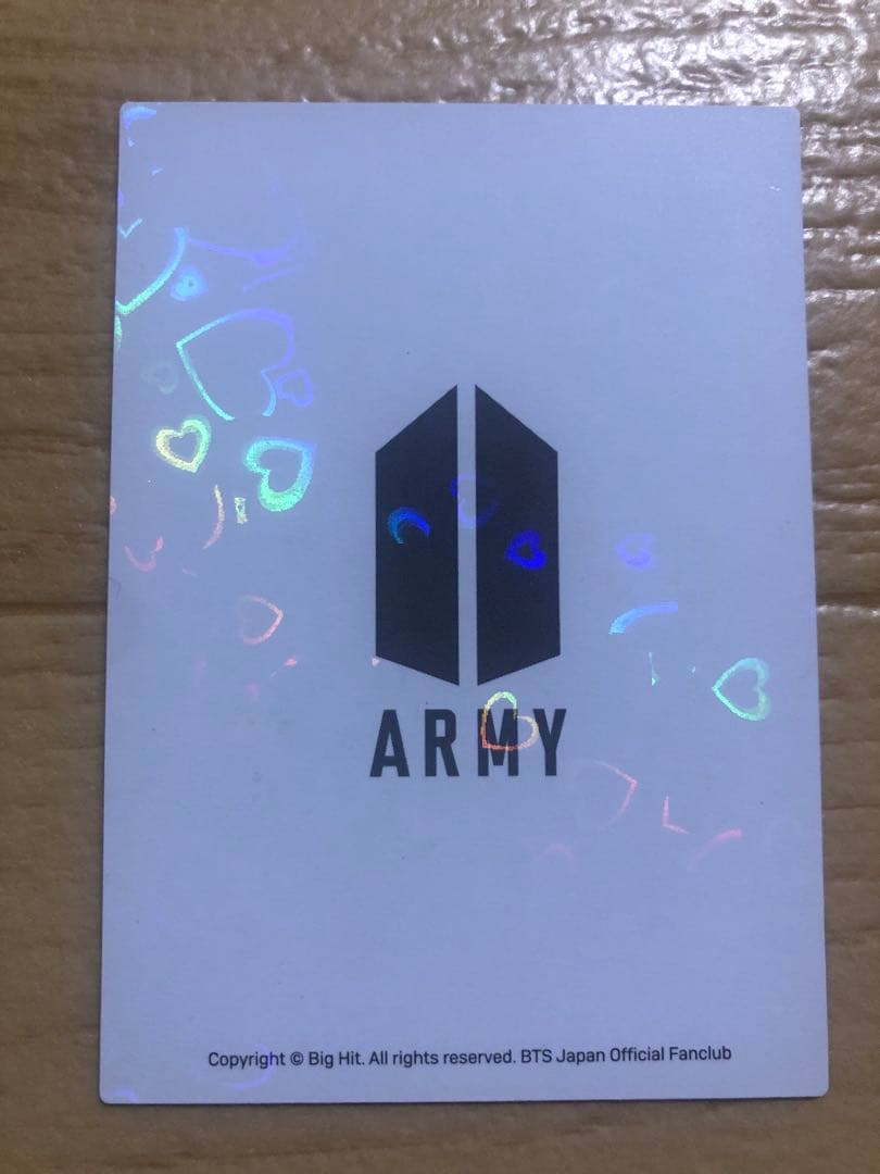 BTS ユンギ FC継続 会場限定 トレカ