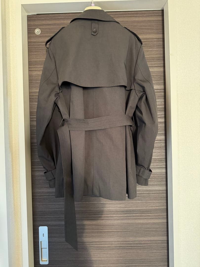 タグありanuans ハーフオーバートレンチコート Mサイズ