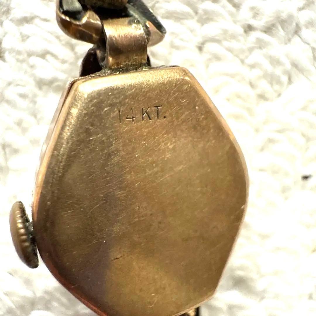 お値下げ　14KT 14金ZELIA JEWELS swiss レディース腕時計