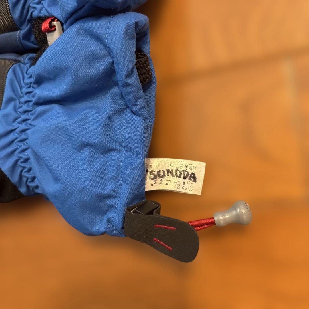 Montbell 子ども用スキーウェアセット　手袋付き