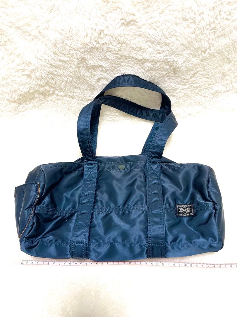 【極美品✨】 PORTER ポーター タンカー ダッフルバッグ ボストン ブルー