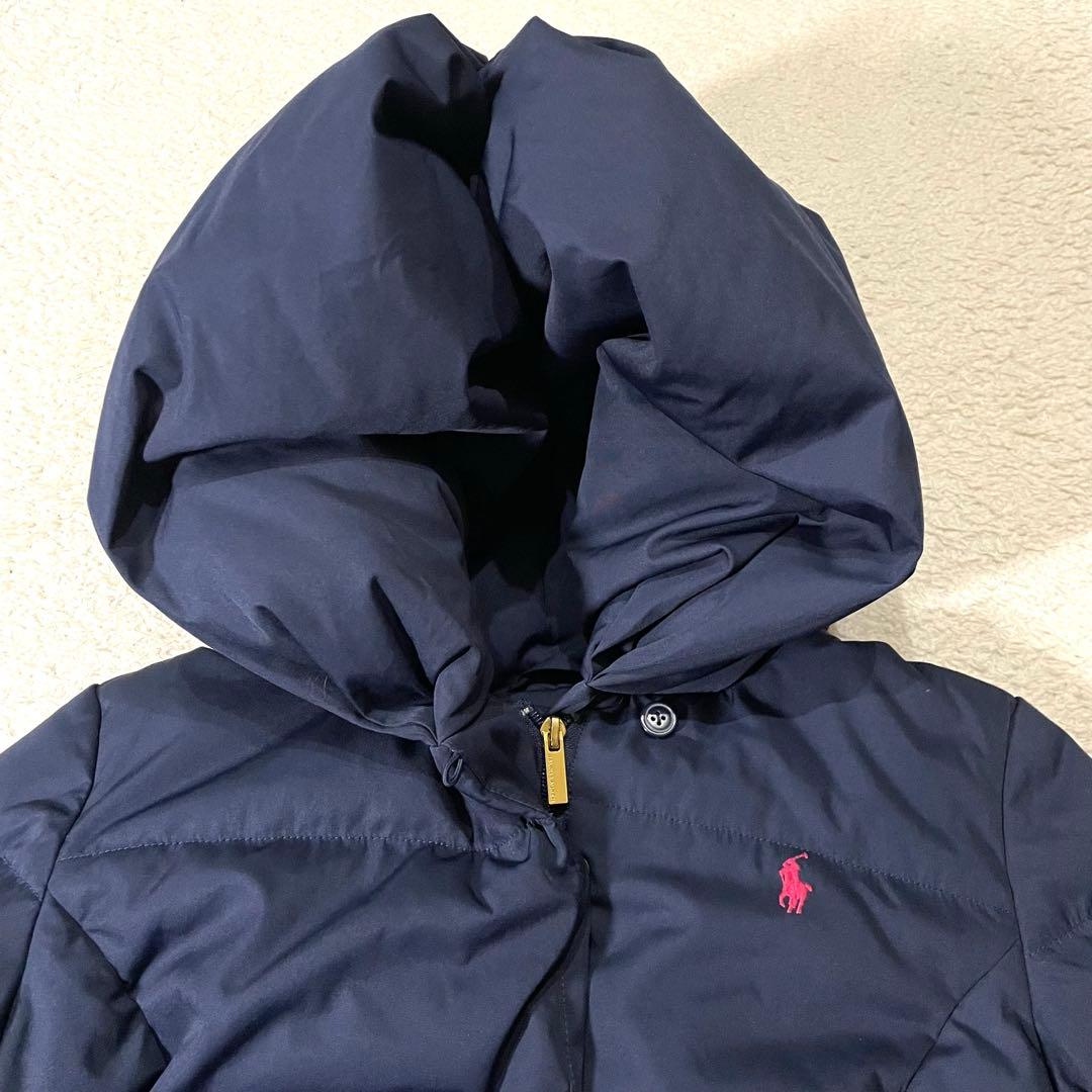 ポロラルフローレン ペプラムダウン ダウンジャケット ダウンコート 160