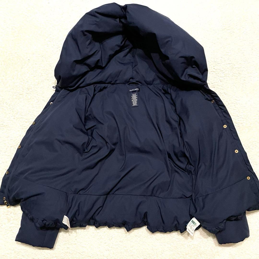 ポロラルフローレン ペプラムダウン ダウンジャケット ダウンコート 160