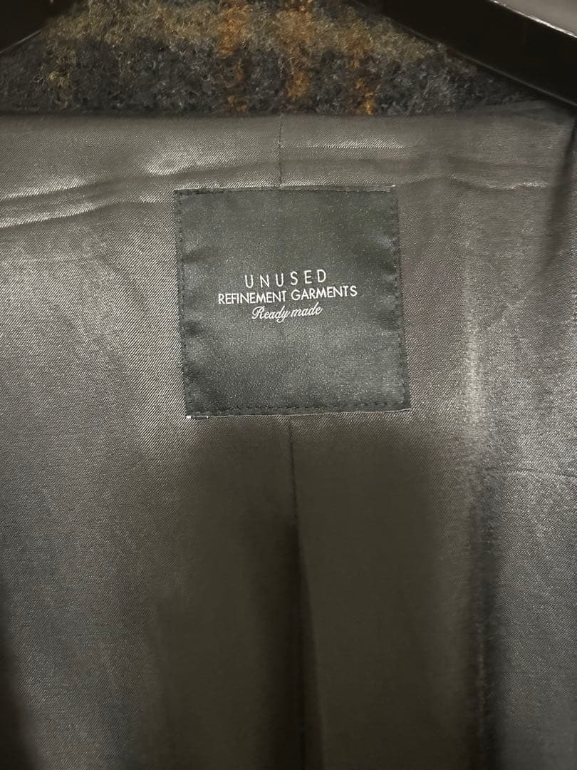 ジャケット・アウター unused 18aw check coat us1462