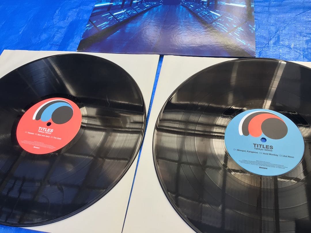 石野卓球 / TITLES 見本盤 レコード TAKKYU ISHINO 盤美品