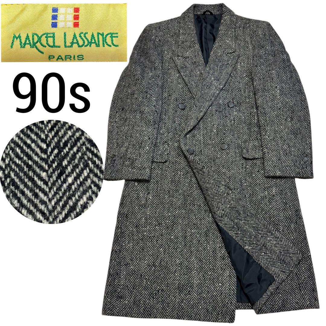 MARCEL LASSANCE ヴィンテージ ツイード ダブル チェスターコート