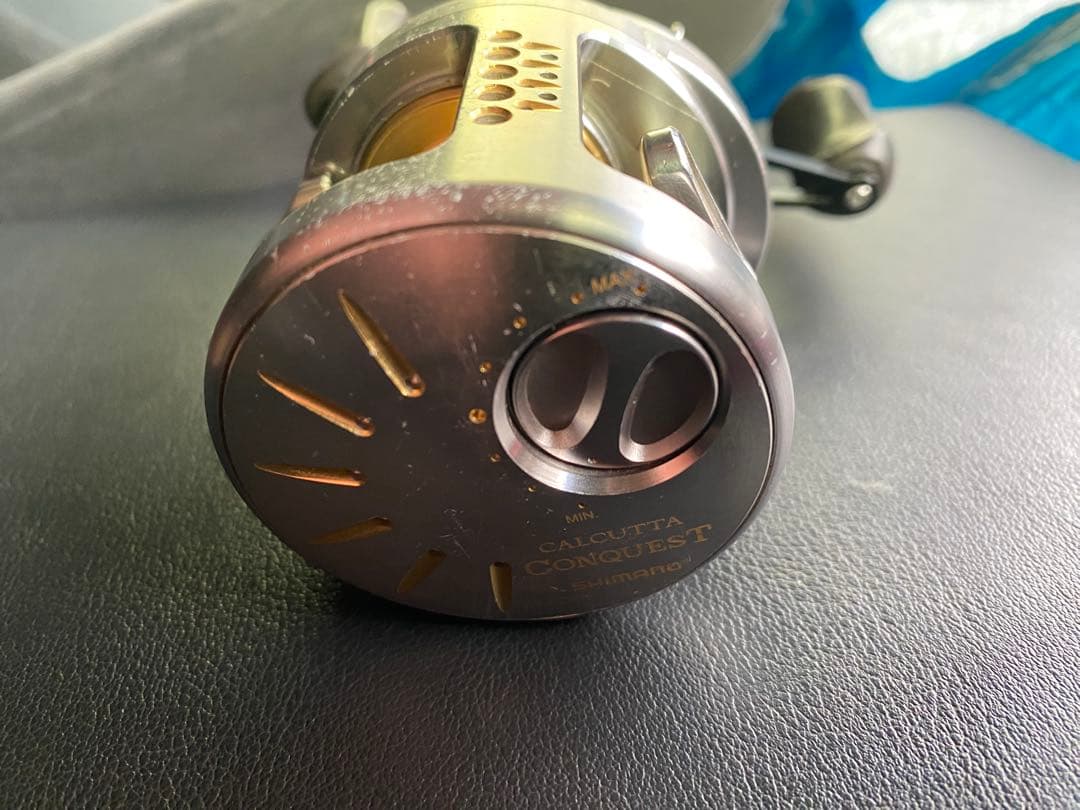 カルカッタコンクエスト101DC 左ハンドル　カスタム　シマノ　カルカッタ