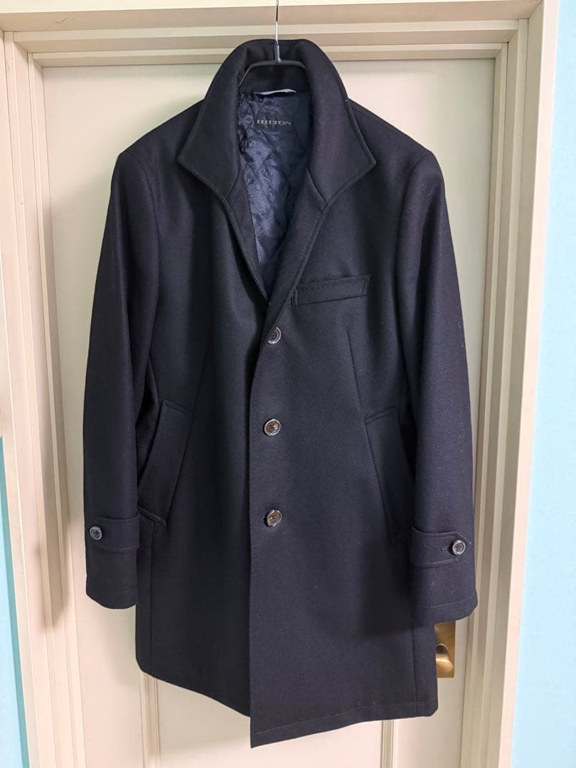 【美品】ヒルトン Outlast ウールコート Mサイズ 洋服の青山