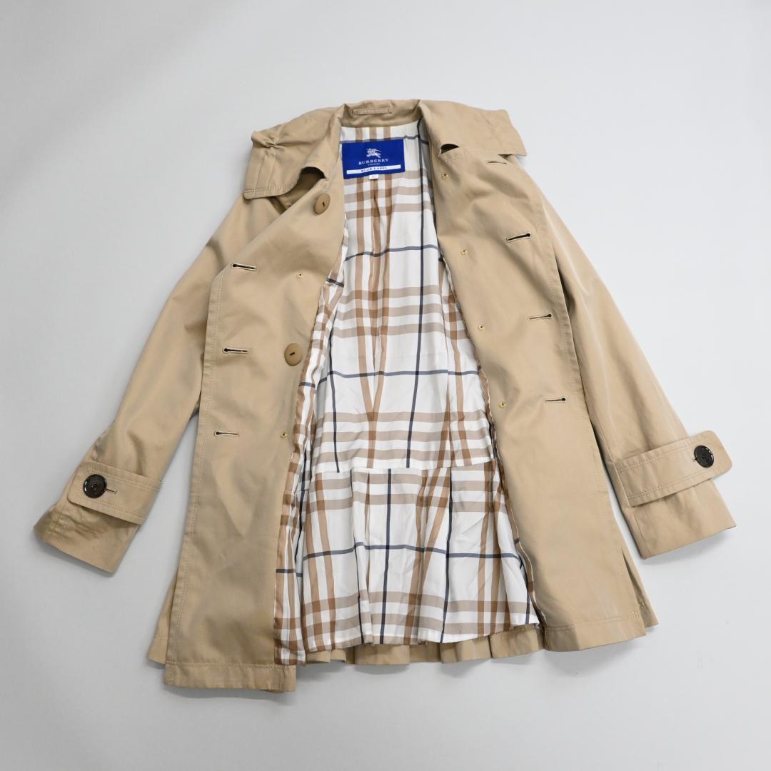 ■ 47827★年 バーバリーブルーレーベル ショートトレンチコート