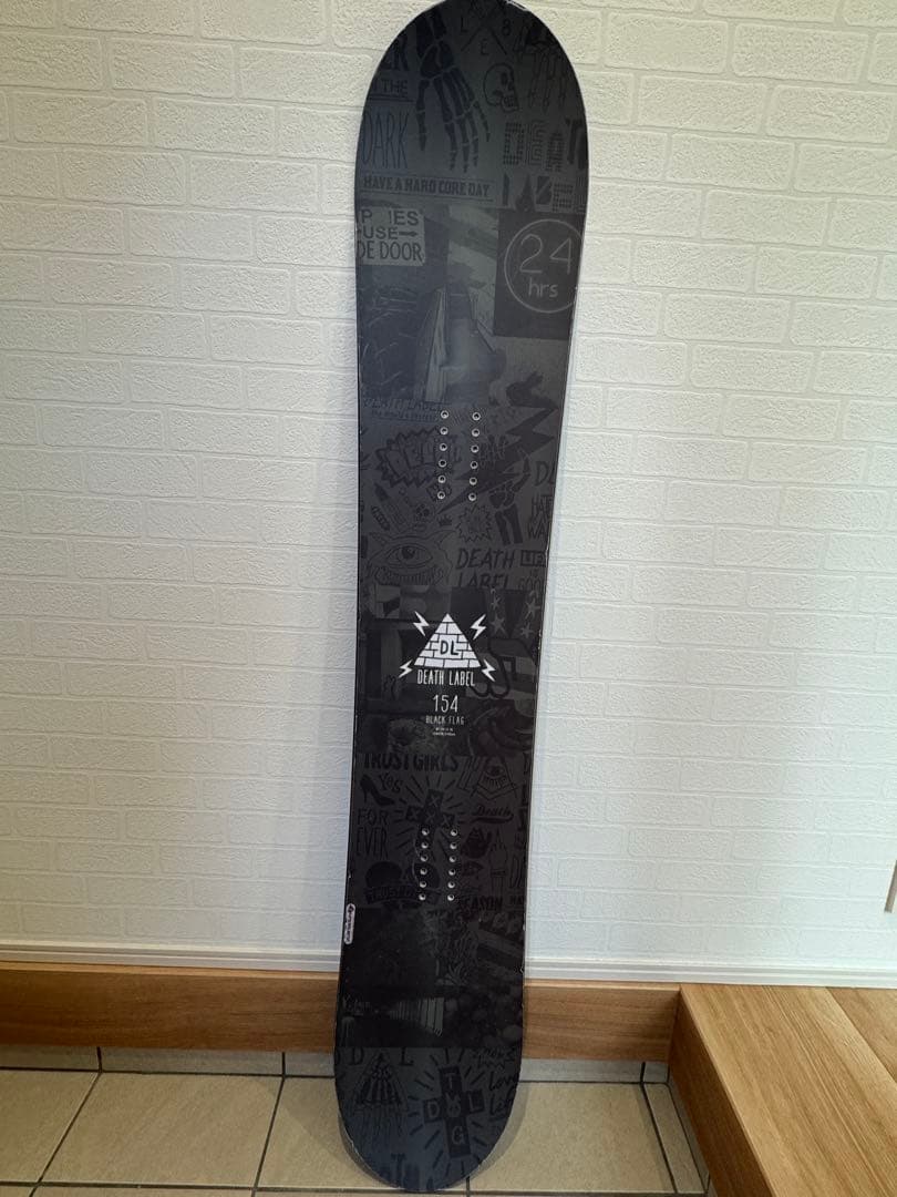 初心者向けDEATH LABEL Black Flag スノーボード 154cm