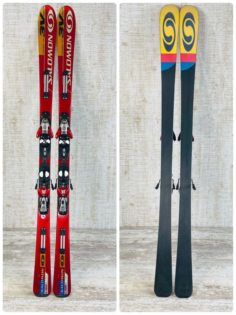 SALOMON Equipe10 3V Raceスキー板&ビンディング【165】